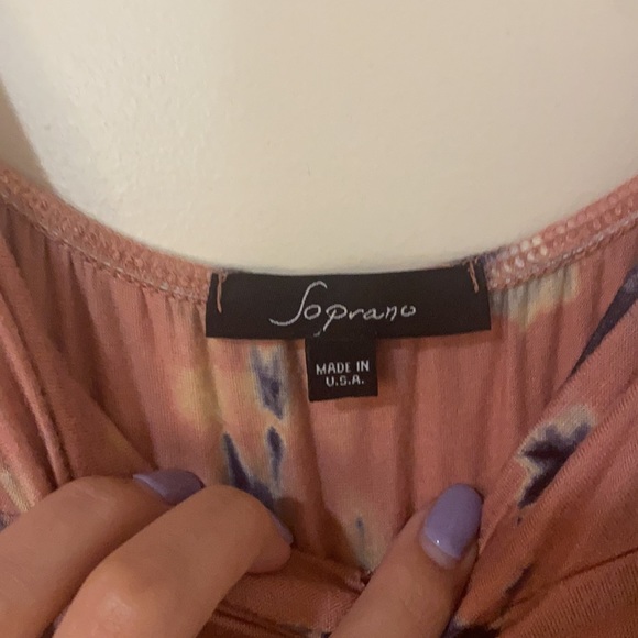 Pink Tie Dye Maxi Dress - Picture 3 of 4